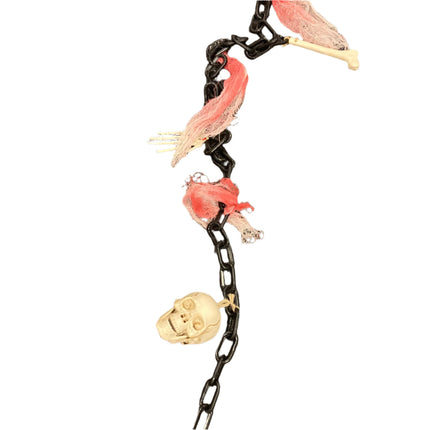 Ashland Halloween Skull and Bones Garland 6ft