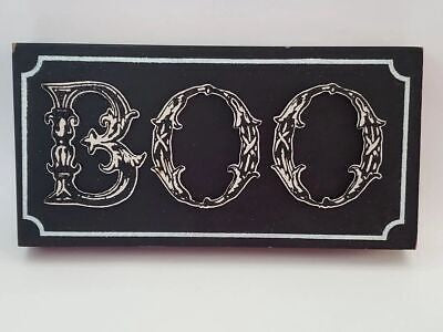 Gothic "300" Halloween Tabletop Sign Decor