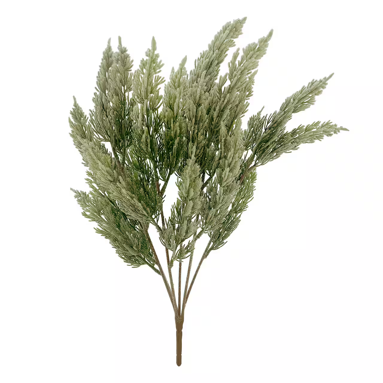 21" Snowy Pine Bush for Festive Indoor Decor