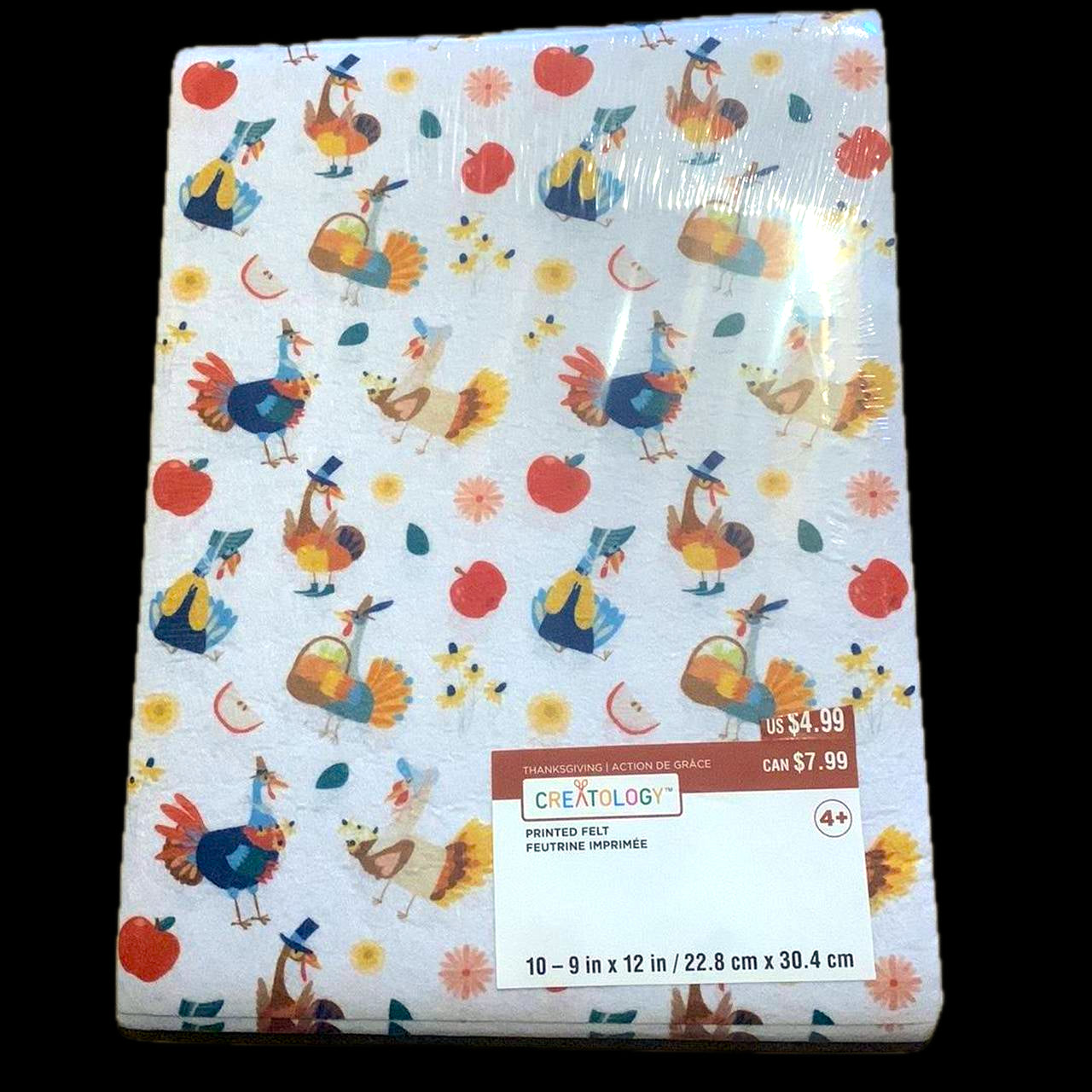 Creatology Felt Turkey Sheets - 10 Pack Craft Set