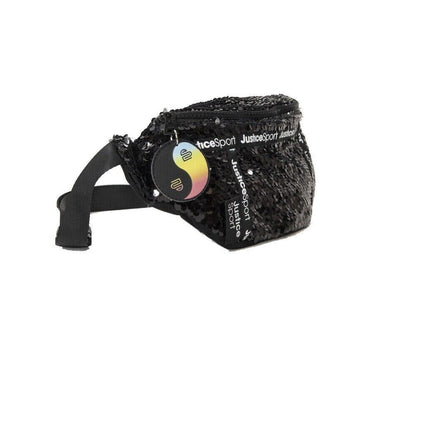 Justice Fanny Pack Sports Girls Black Flip Sequin Fanny Pack