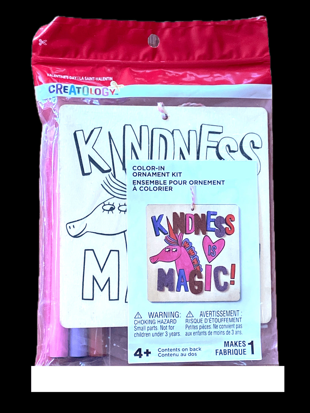 Unicorn Coloring Ornament Craft Kit by Creatology
