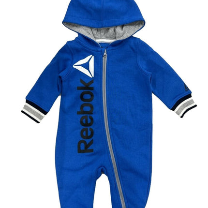Reebok Infant Romper Outfit 0-3M – Blue Black Gray