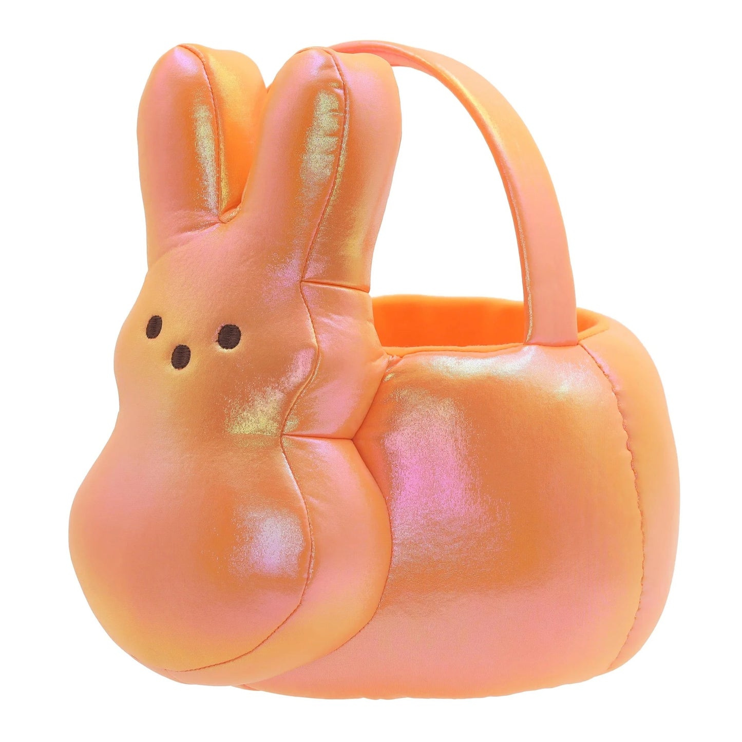 Peeps Plush Easter Basket, Orange Color