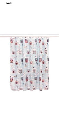 St. Nicholas Shower Curtain 70x70 – Winter Village