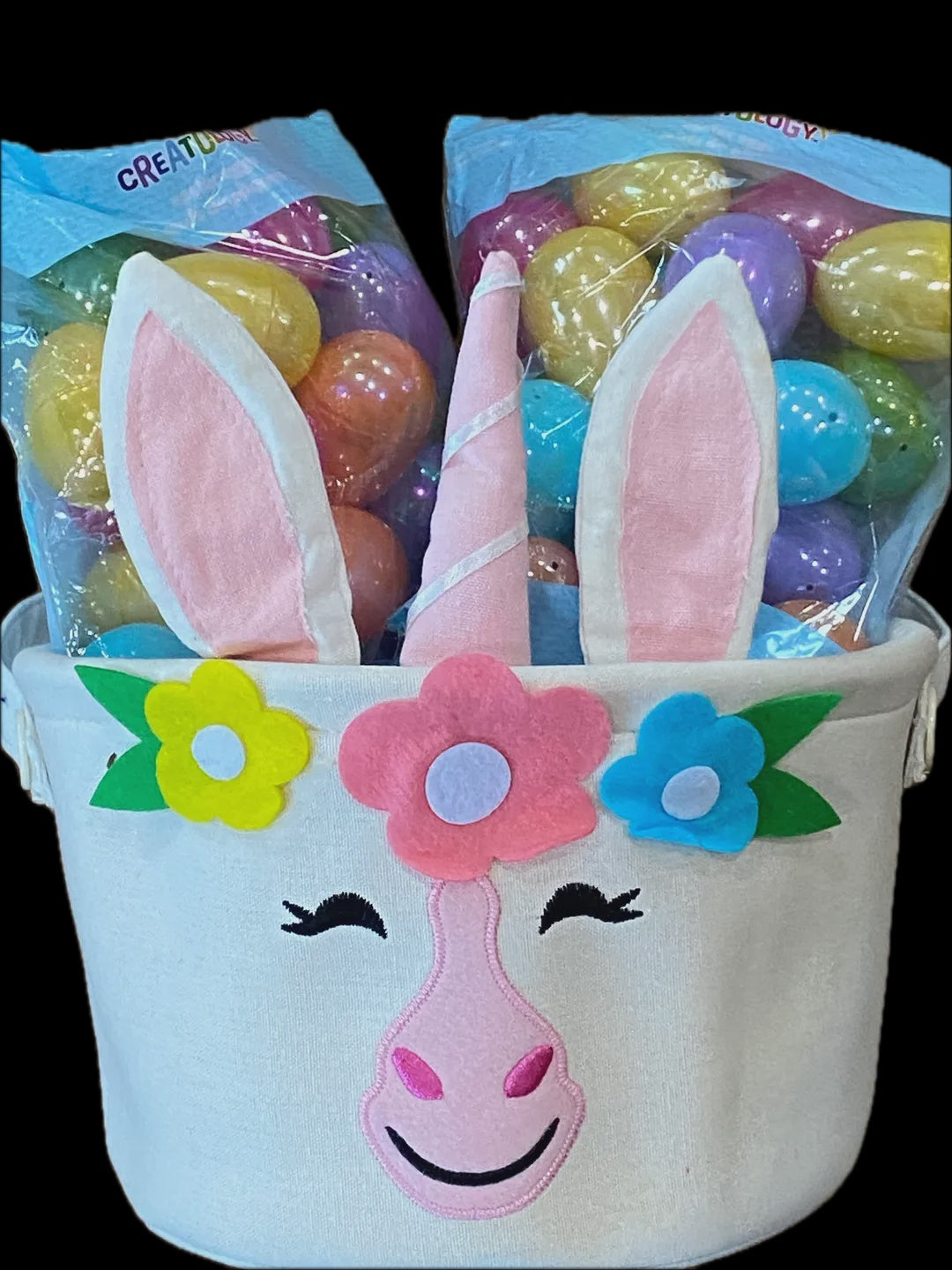 Unicorn Easter Basket - Felt & Cloth by Ashland