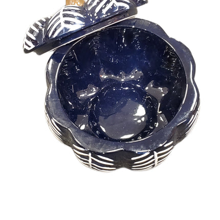 Blue & White Thanksgiving Party Bowl, Food Safe