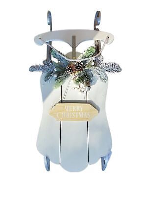 White Sled Christmas Wall Decor by Ashland