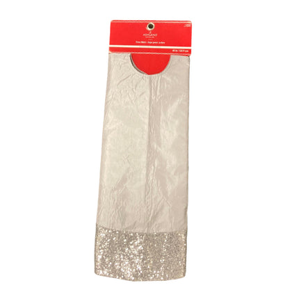 Ashland Christmas Silver Tree Skirt 48in