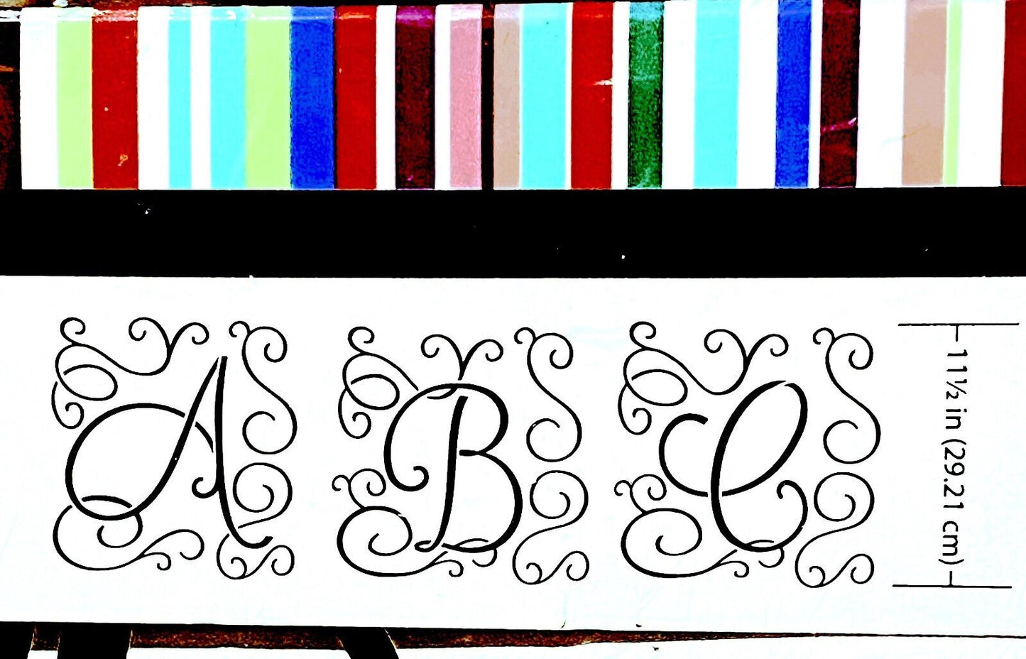 ArtMinds 26 Alphabet Stencils 12"x12" for DIY Crafts & Decor