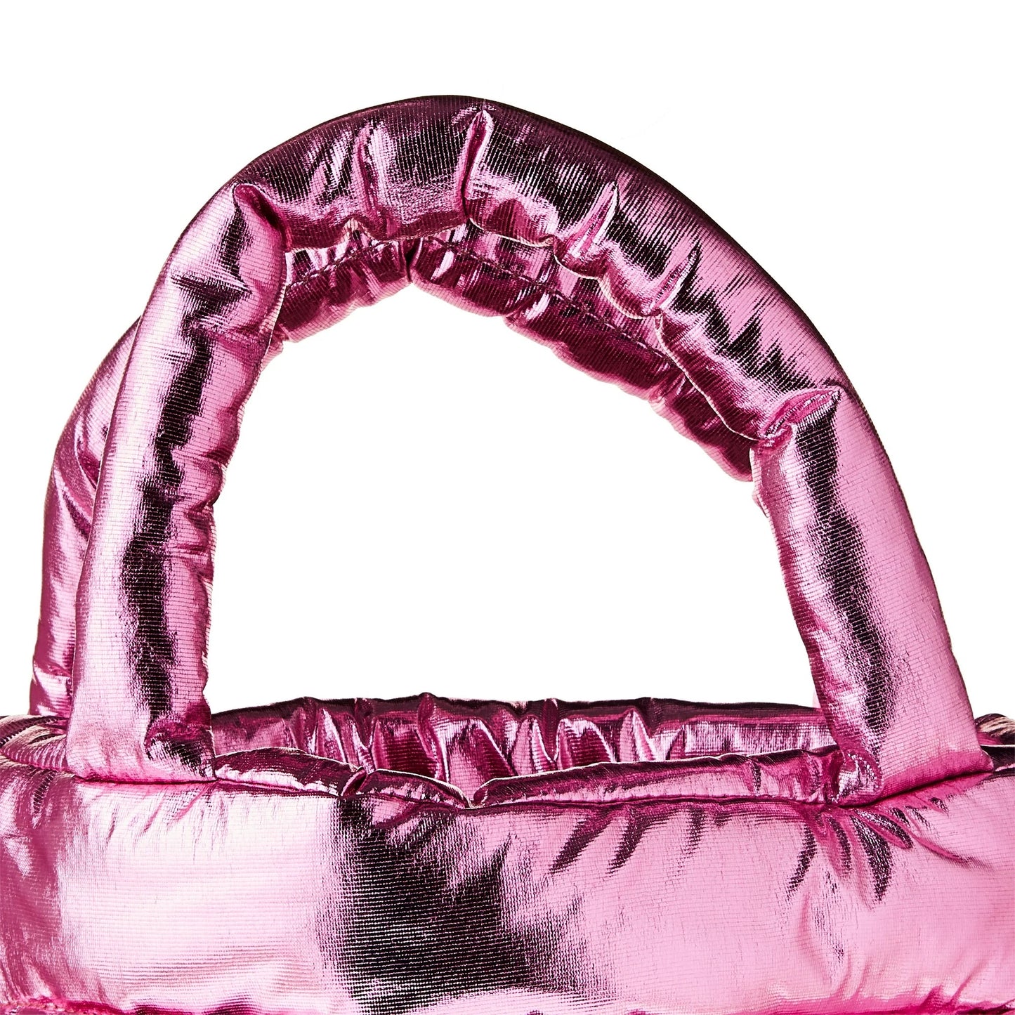 Easter Pink Metallic Fabric Basket