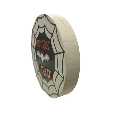 Ashland Halloween You Trick I Treat Decorative Sign 6†x 6†x 1â€