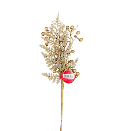 Decorative Plastic Stem with Bead Extensions 14 in