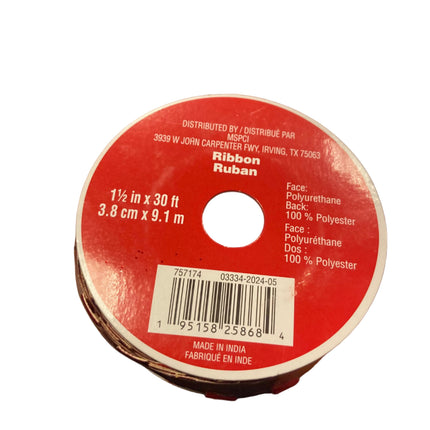 Celebrate it Christmas HOHO Red Ribbon 1.5x30ft