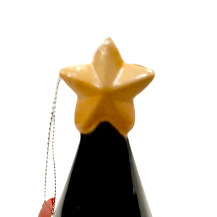 Ashland Glass Green Christmas Tree and Star Ornament