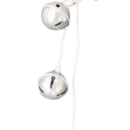 Ashland Silver Hanging Christmas Bells Decor