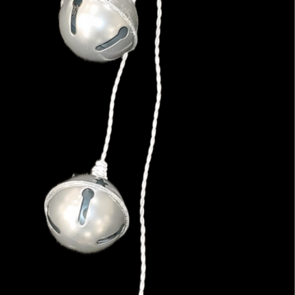 Ashland Silver Hanging Christmas Bells Decor