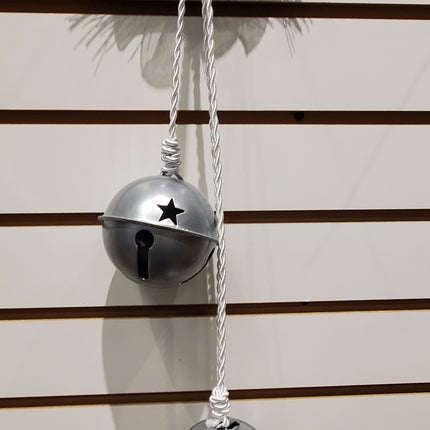 Ashland Silver Hanging Christmas Bells Decor