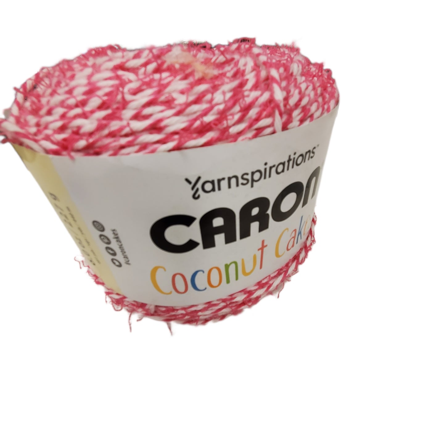 Caron Coconut Cakes Yarn 8oz 481yds – Pink White