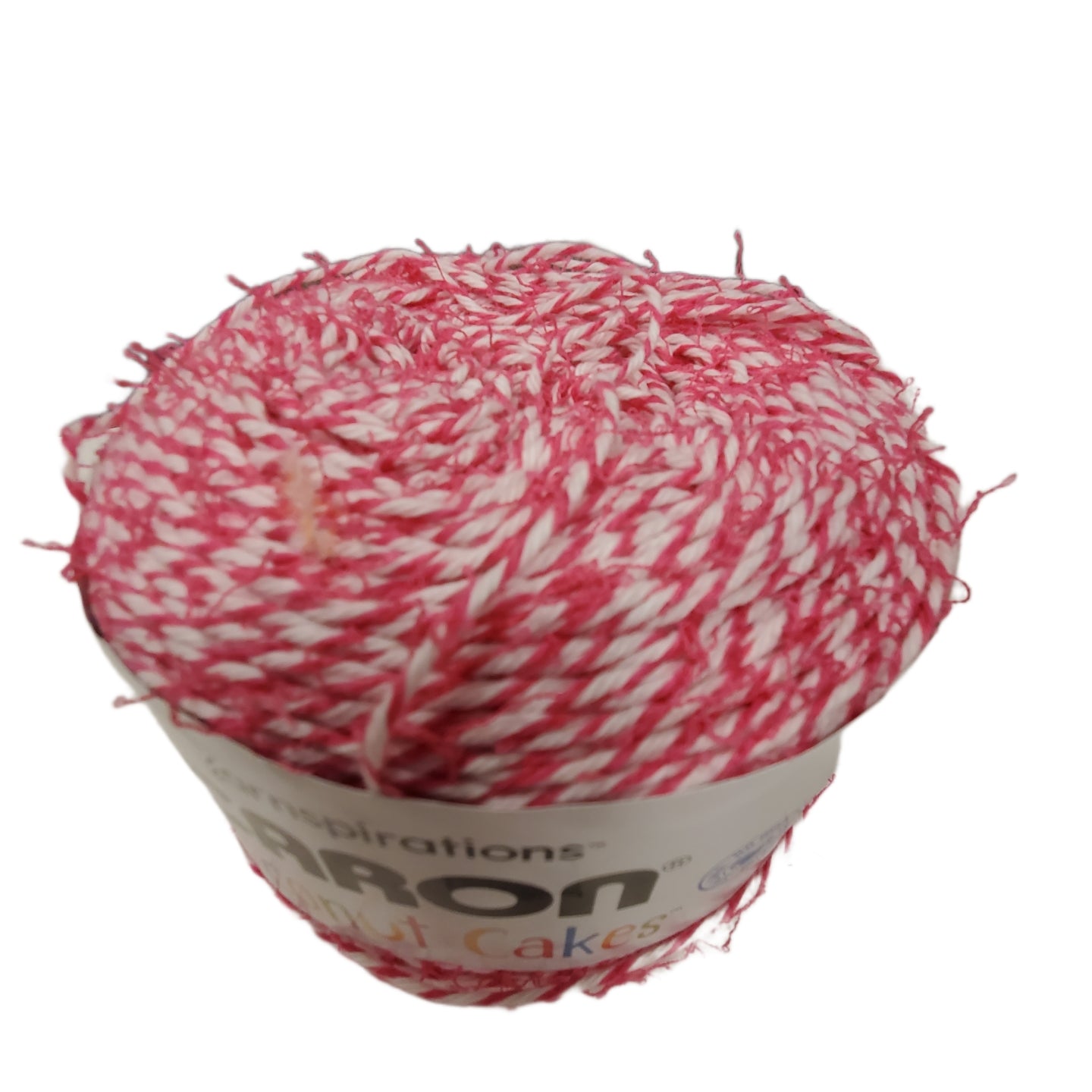 Caron Coconut Cakes Yarn 8oz 481yds – Pink White