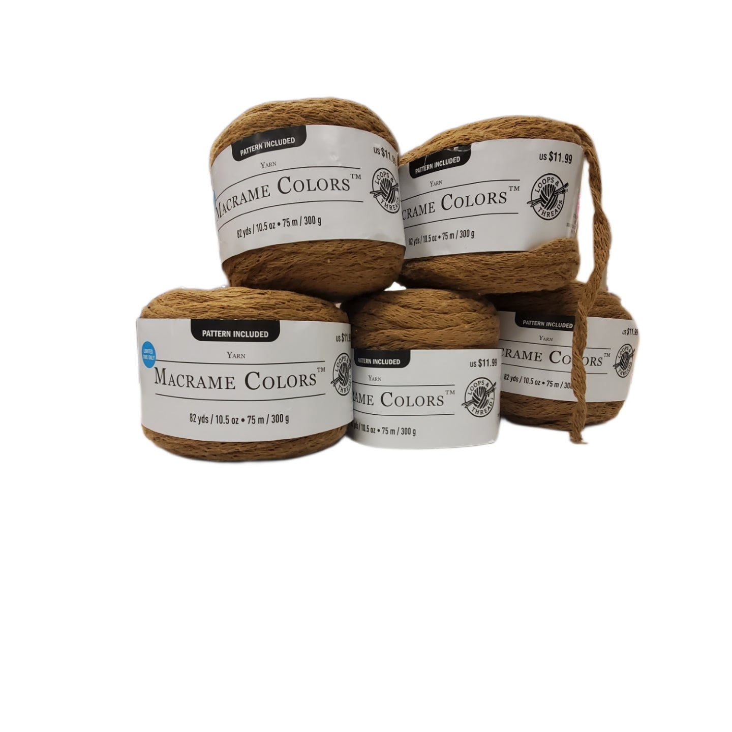 Loops & Threads Macrame Yarn 82 Yards – Sage