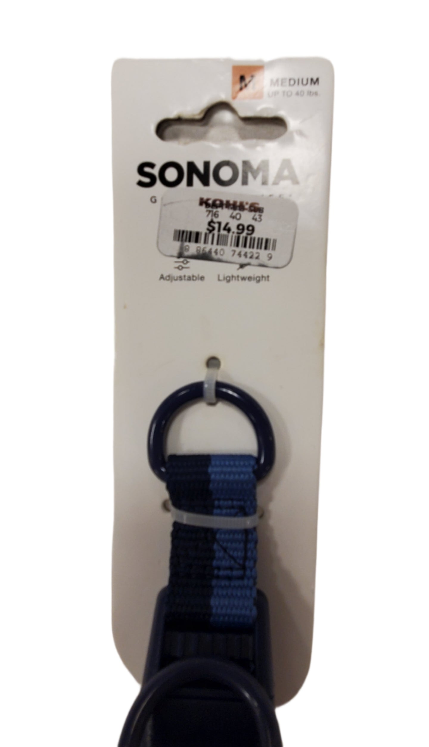 Dog Harness Medium Sonoma 100% Polyester