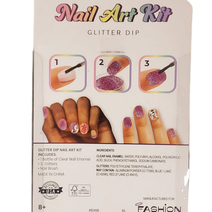 Nail Art Glitter Dip Kit Fashion Angels