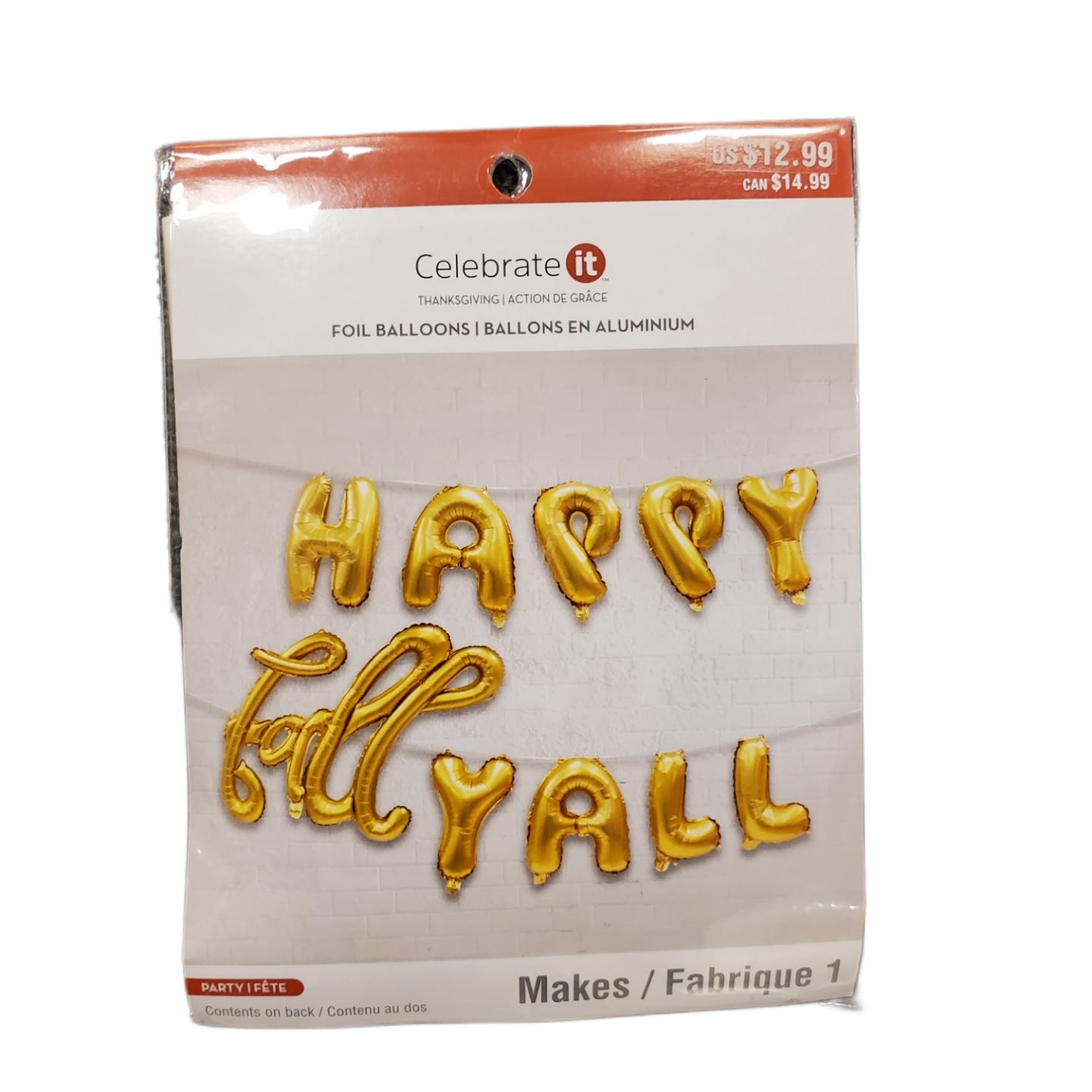 Thanksgiving Foil Balloons by Celebrate It "Happy Fall Yall"