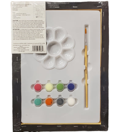 Creatology Meow Halloween Paint-Your-Own Canvas Kit 12x9