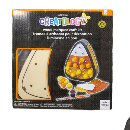 Halloween Creatology Wood Craft Kit with Lights