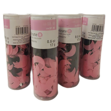 Wicked Moon and Stars Confetti - Pink, Black, Silver
