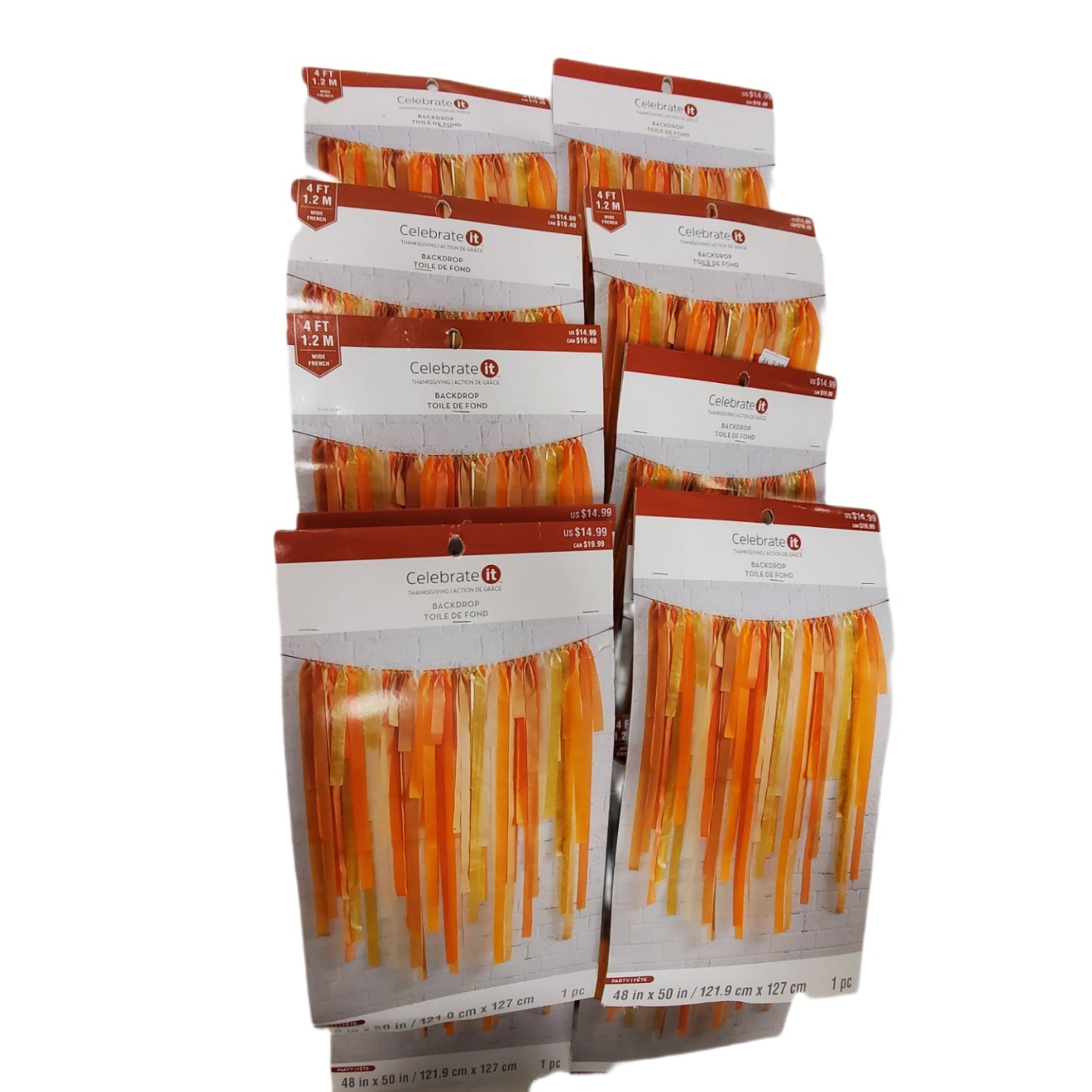Celebrate It Thanksgiving Party Backdrop 4 feet