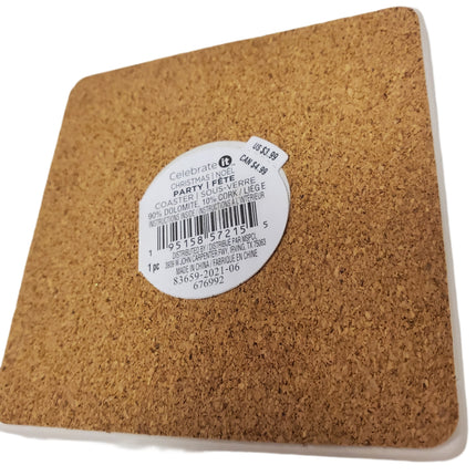 Ceramic Christmas Party Coaster - Celebrate It Collection