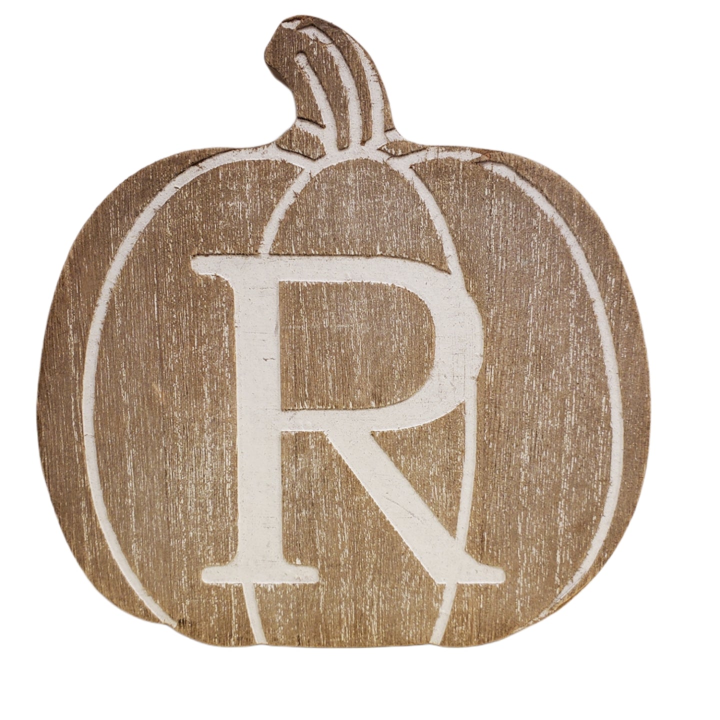 Ashland Fall Tabletop Decor Pumpkin Letter "R" 7.75 X 7.5 in