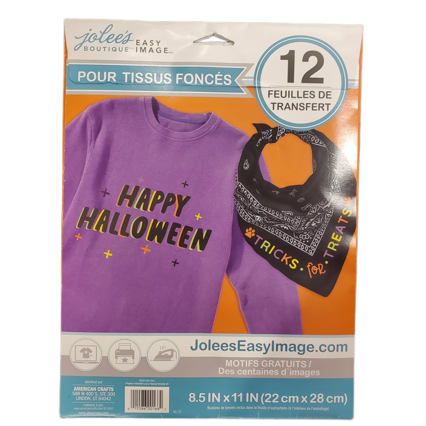 JOLEE'S BOUTIQUE, Happy Halloween, 12 Easy Image Transfer Sheets