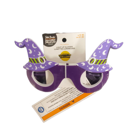 Fab Finds Light Up Glasses Halloween Purple