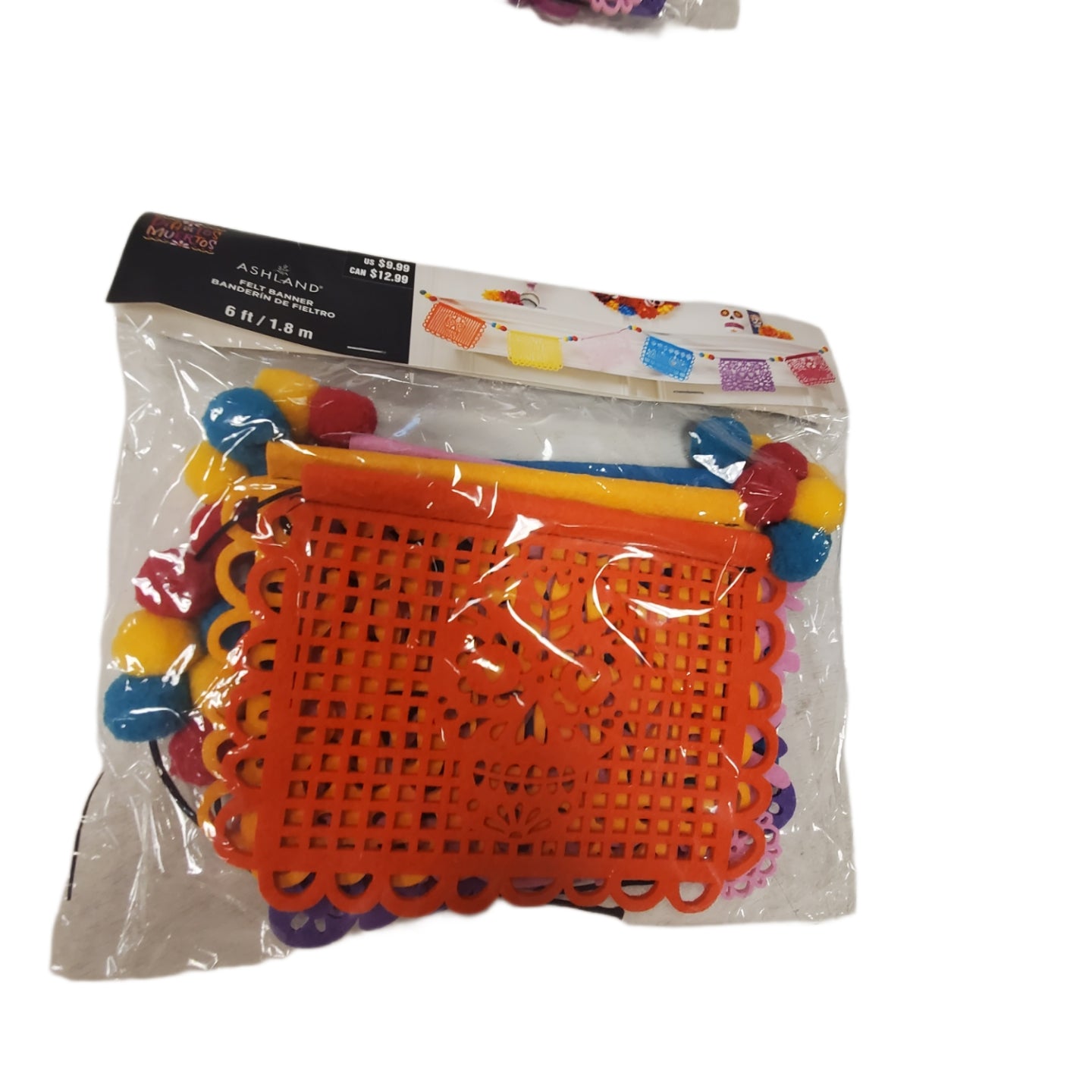 Ashland Felt Banner Dia De Los Muertos Halloween 6 ft