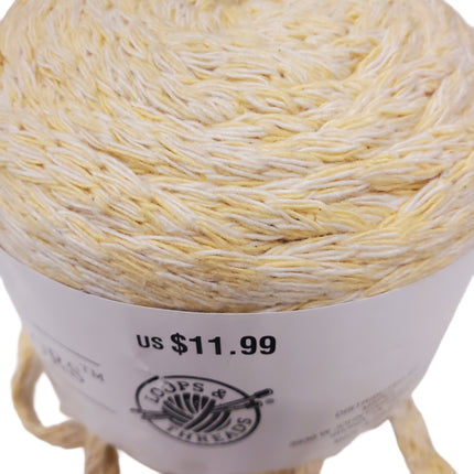 Macrame Colors Yarn 82 Yards 10.5 oz Loops & Threads CE-02 Yellow