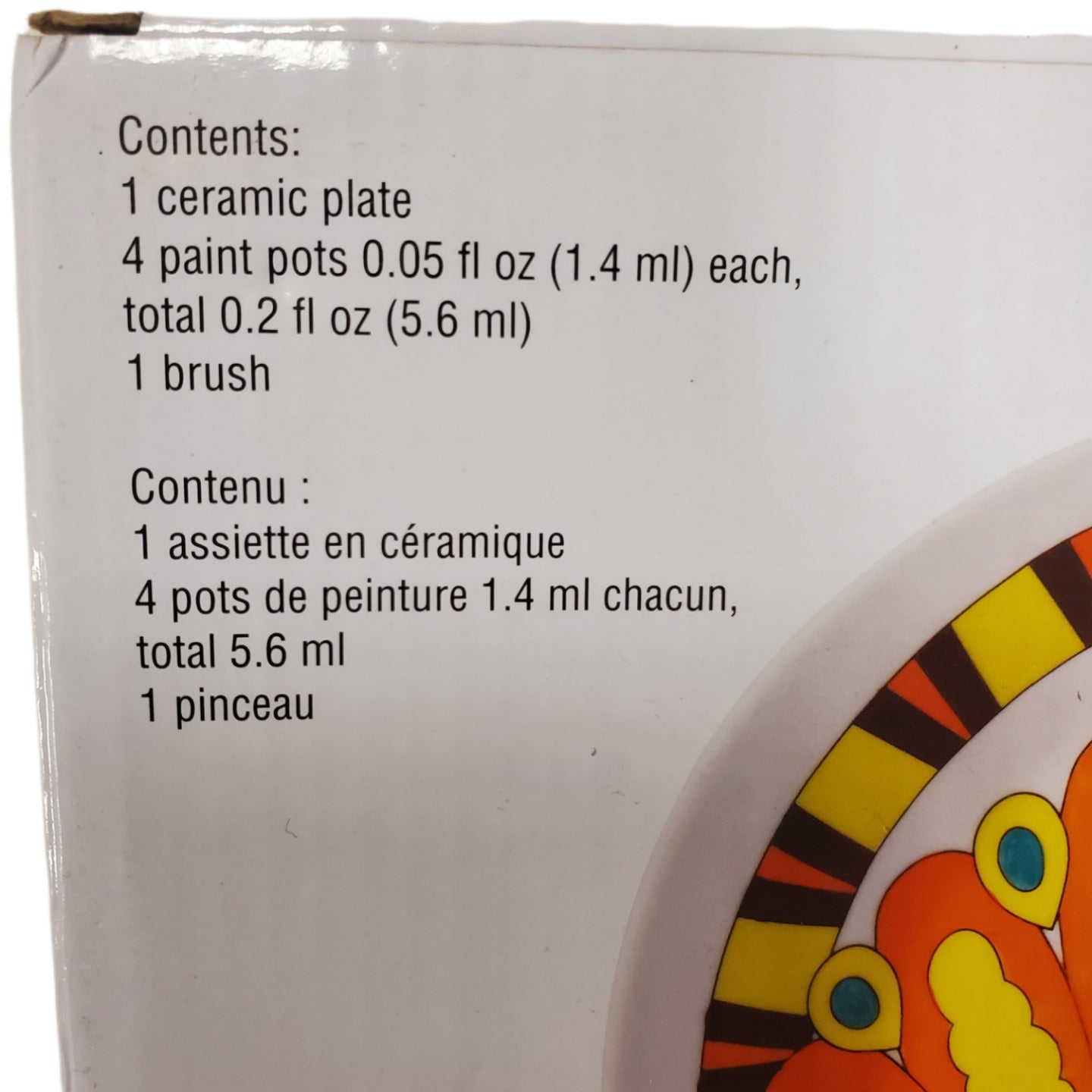 Creatology Color Your Way 9 in Plate Kit Thanksgiving