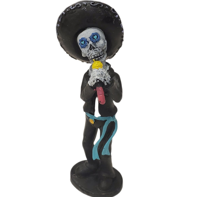 Ashland Dia de los Muertos Tabletop Decor Figurine 5 X 1.5 in Singer