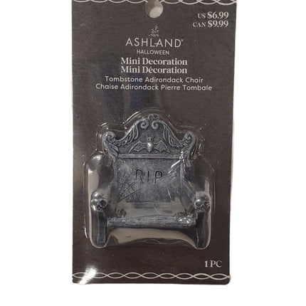 Ashland Mini Halloween Decoration Tombstone Adirondack Chair 2.5in