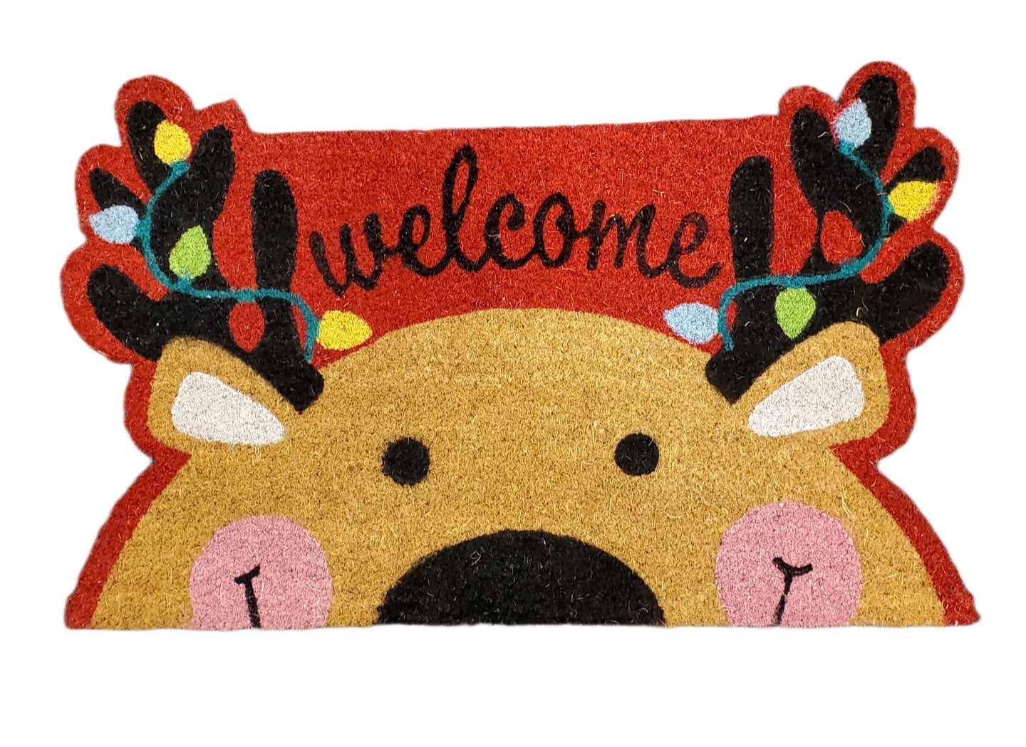 Deer Welcome Mat 17.5x28.5 - Outdoor Home Decor