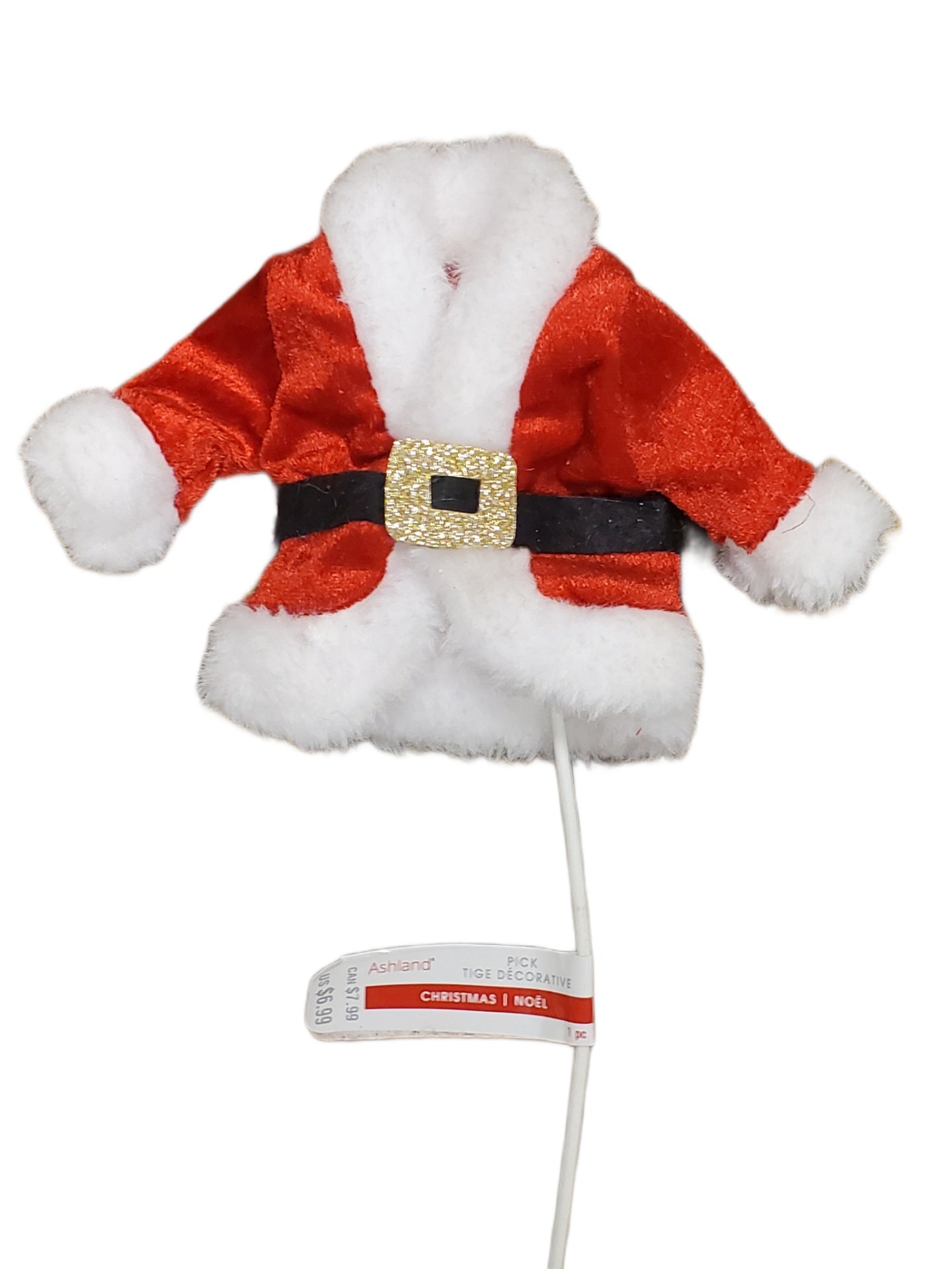 Ashland Santa's Coat Christmas Pick Ornament