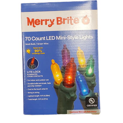 70 LED Christmas Lights for Indoor/Outdoor, 14 Feet