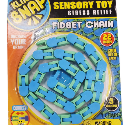 KLIK & SNAP FIDGET CHAIN 22 IN