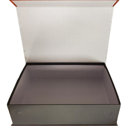 Holly & Pine Christmas Decorative Box 14.5x9.75x4"