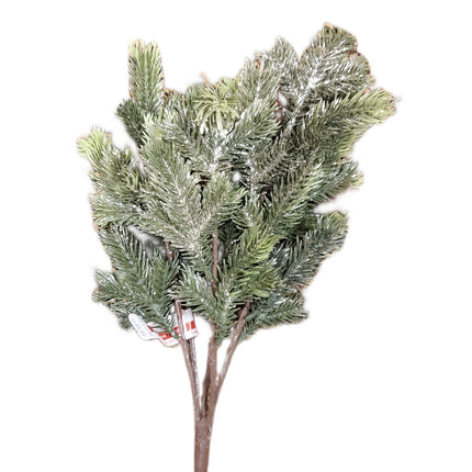 Christmas Pinecone & Glitter Decorative Spray 16"