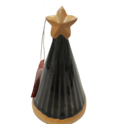 Ashland Glass Green Christmas Tree and Star Ornament