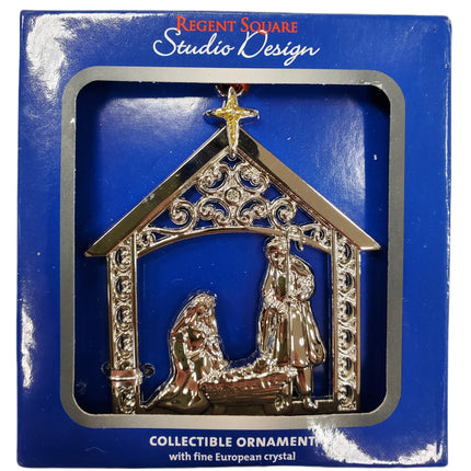 Regent Square Collectible Ornament – Crystal Accent