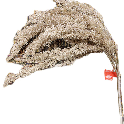 24" Glitter Champagne Amaranth Christmas Pick